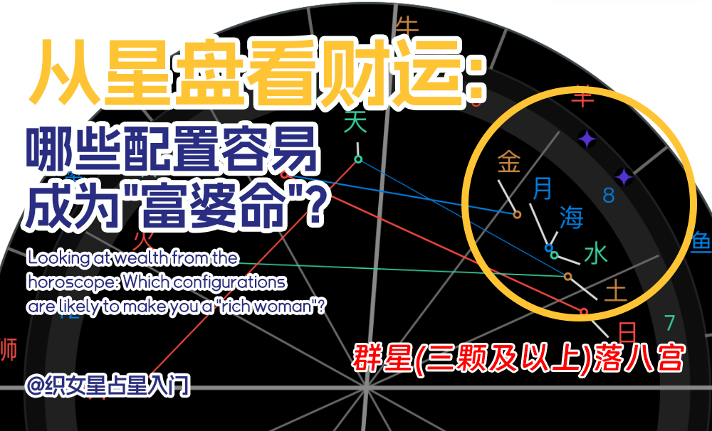 从星盘看财运：哪些配置容易成为“富婆命”？