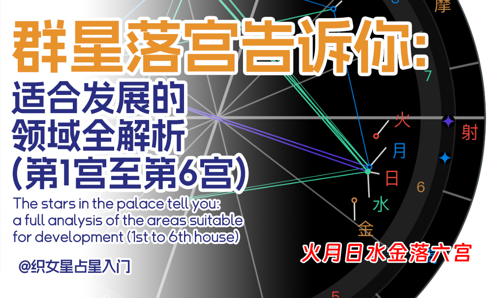 群星落宫告诉你：适合发展的领域全解析（第1宫至第6宫）