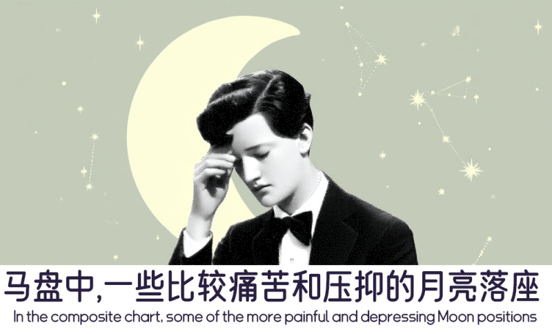 马盘中比较痛苦和压抑的月亮落座