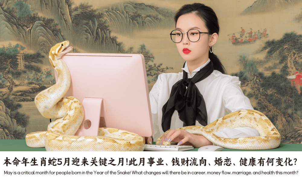 本命年生肖蛇5月迎来关键之月！此月事业、钱财流向、婚恋、健康有何变化？