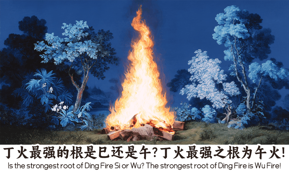 丁火最强的根是巳还是午？丁火最强之根为午火！
