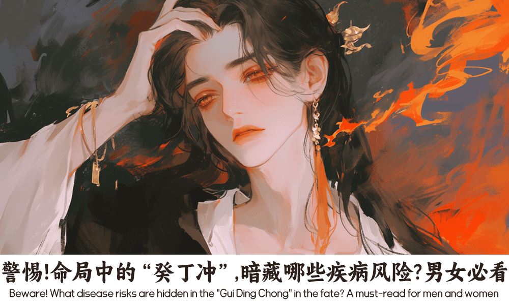 警惕！命局中的“癸丁冲”，暗藏哪些疾病风险？男女必看