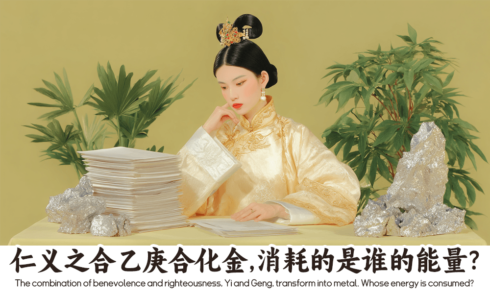 仁义之合乙庚合化金，消耗的是谁的能量？