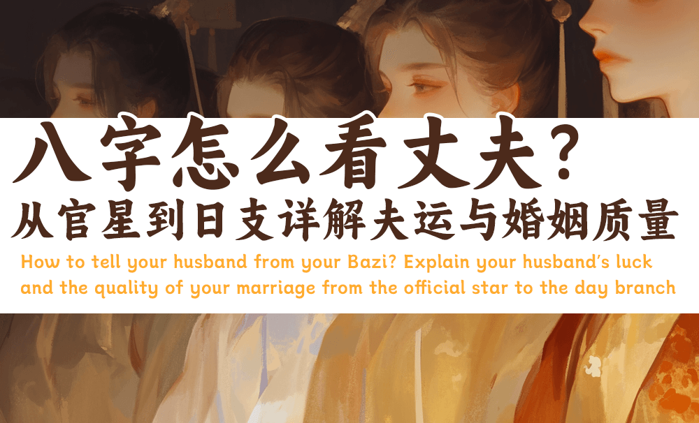 八字怎么看丈夫？从官星到日支详解夫运与婚姻质量