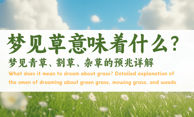 梦见青草、割草、杂草的预兆详解