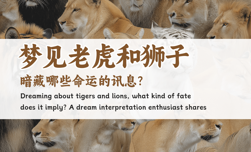 梦见老虎和狮子，暗藏哪些命运的讯息？|一个解梦爱好者的分享