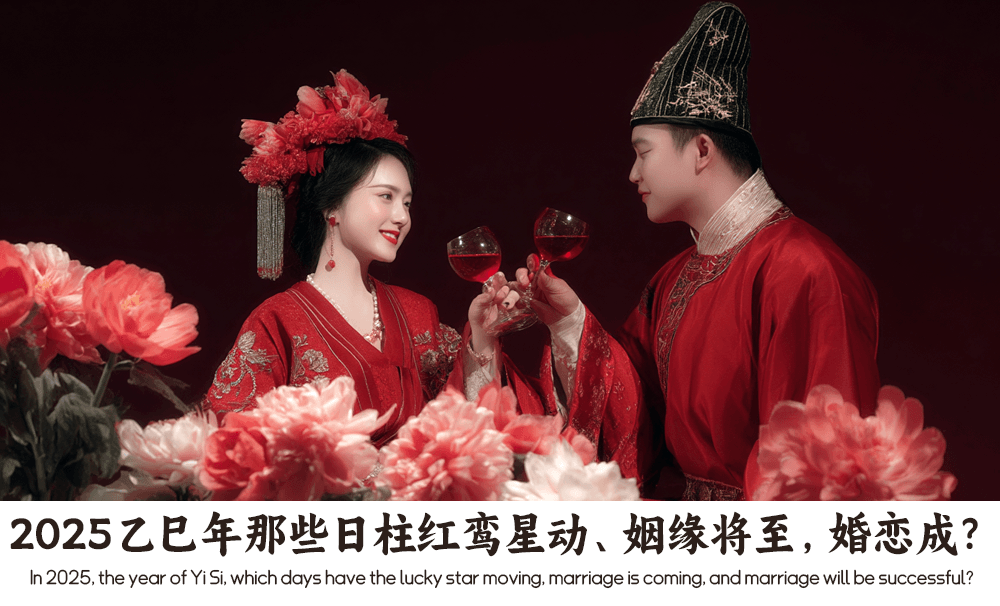 2025乙巳年那些日柱红鸾星动、姻缘将至，婚恋成？