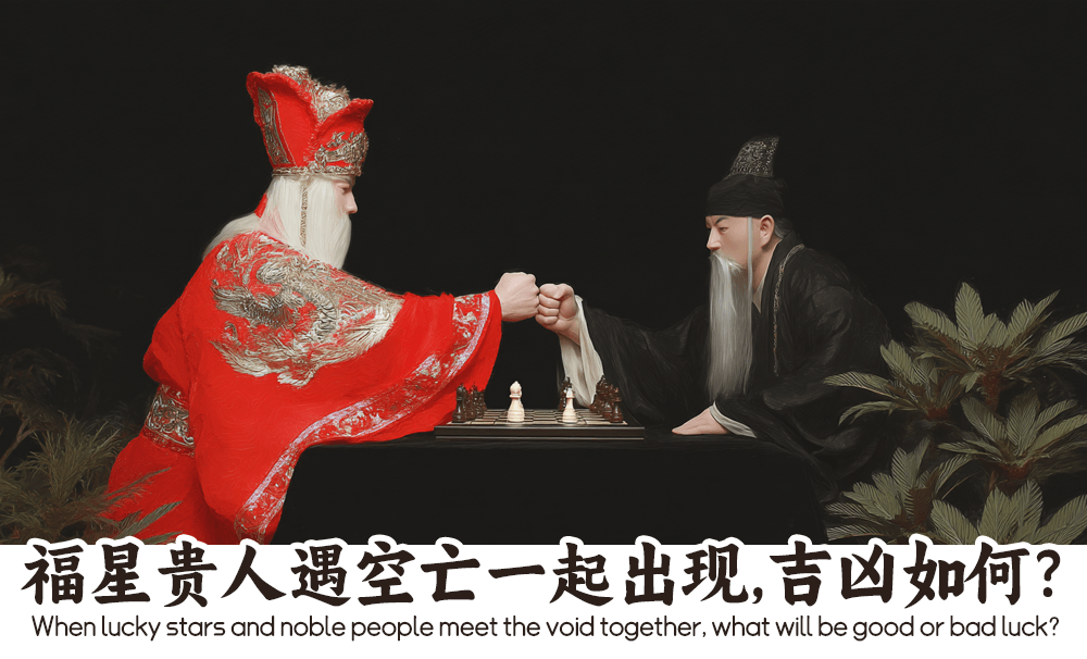 福星贵人遇空亡一起出现，吉凶如何？