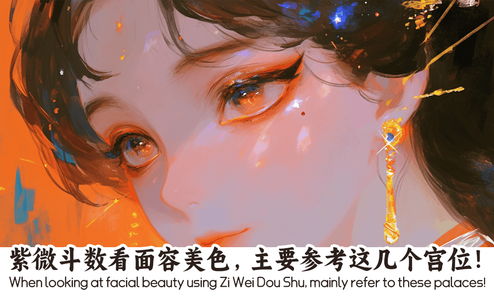 紫微斗数看面容，主要参考这几个宫位！