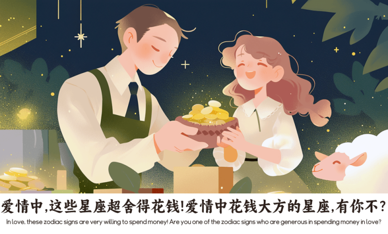 爱情中花钱大方的星座