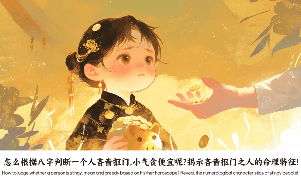 怎么根据八字判断一个人吝啬抠门，小气贪便宜呢？揭示吝啬抠门之人的命理特征！