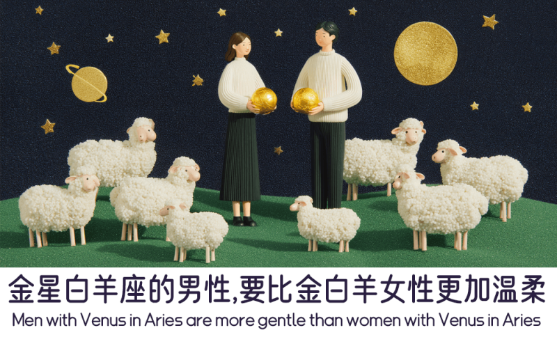 金星白羊座的男性和女性