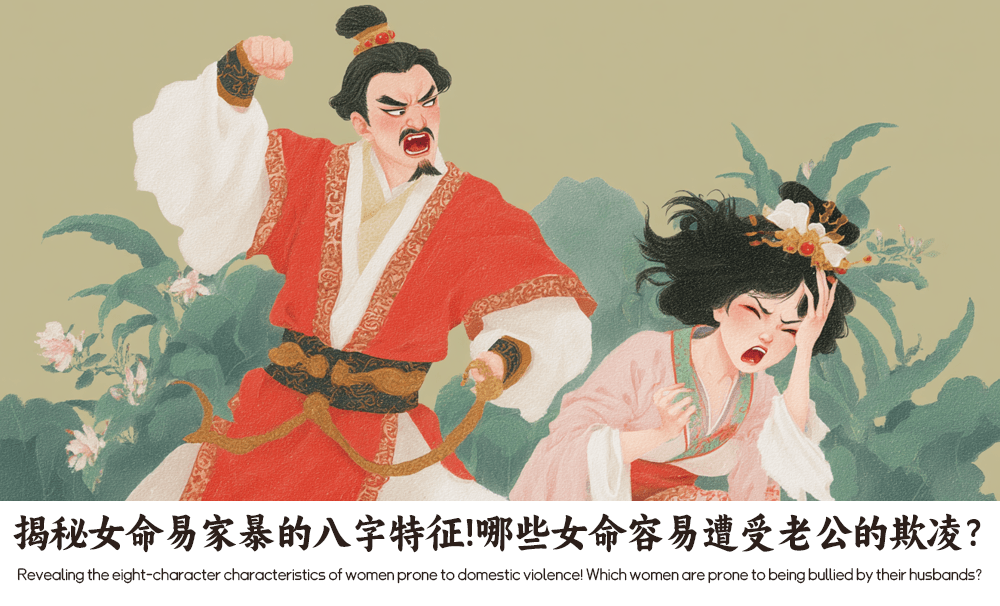 揭秘女命易家暴的八字特征！哪些女命容易遭受老公的欺凌？