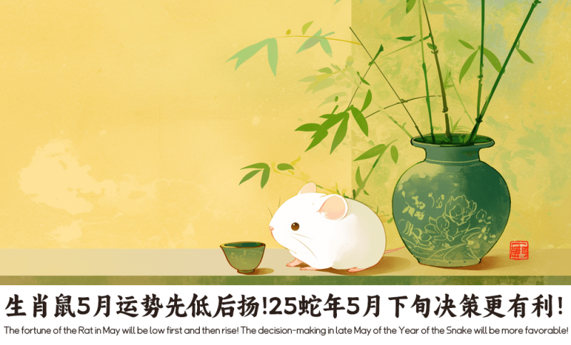 生肖鼠5月运势