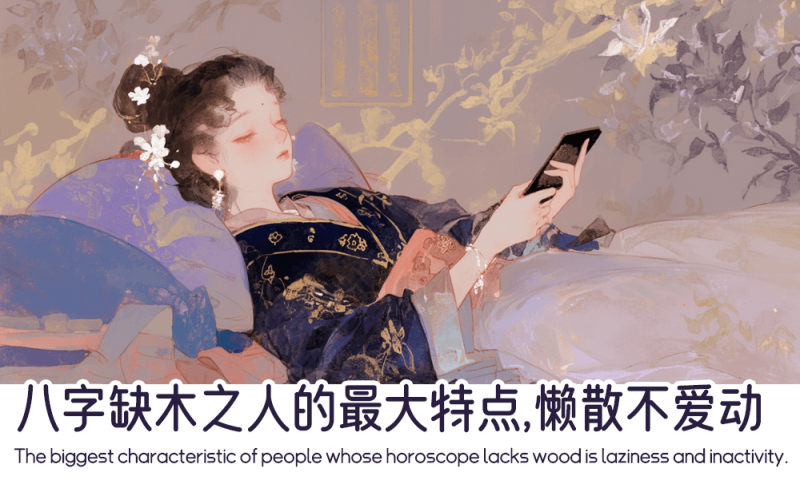八字缺木之人的最大特点