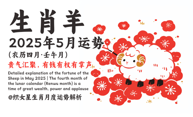 2025年5月属羊运势详解