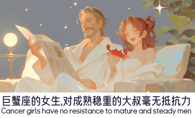 成熟的大叔对巨蟹座的女生的吸引力