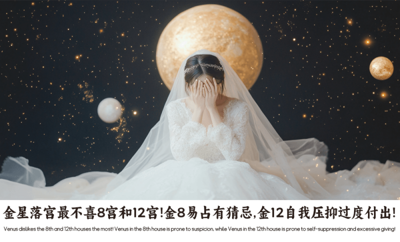 金星落宫最不喜8宫和12宫