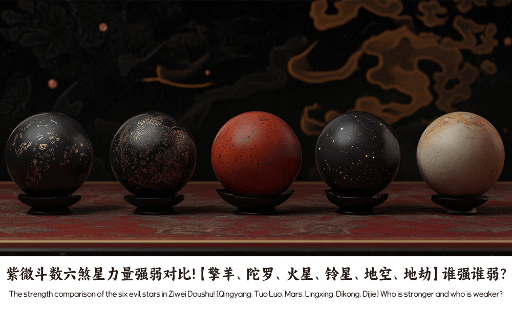 紫微斗数六煞星力量强弱对比！【擎羊、陀罗、火星、铃星、地空、地劫】谁强谁弱？