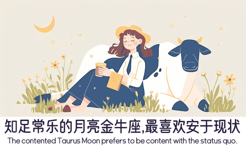 知足常乐的月亮金牛座