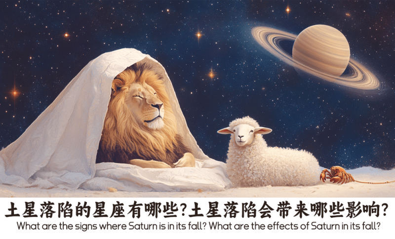 土星落陷的星座