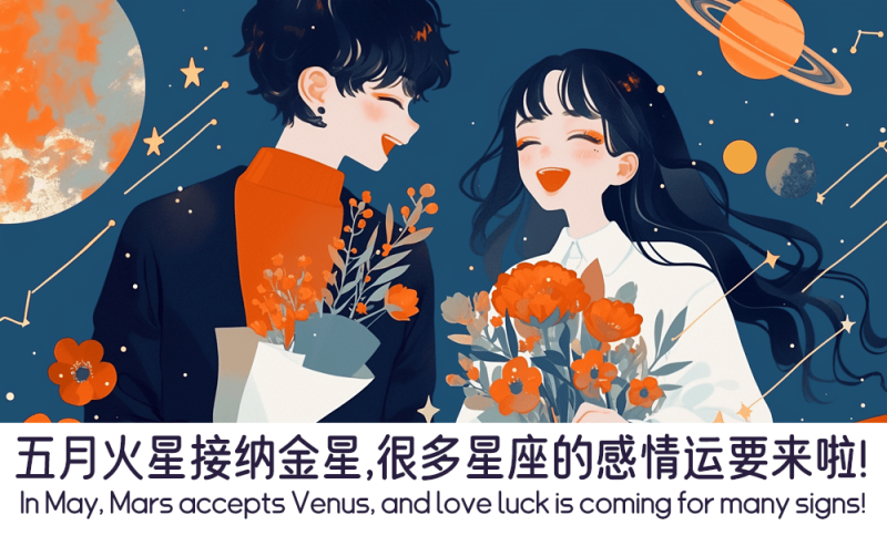 五月火星接纳金星的感情运势