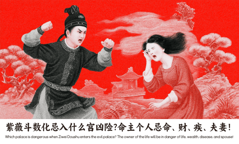 紫薇斗数化忌入什么宫凶险？