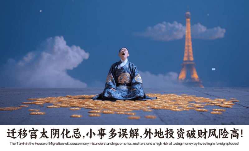 迁移宫太阴化忌
