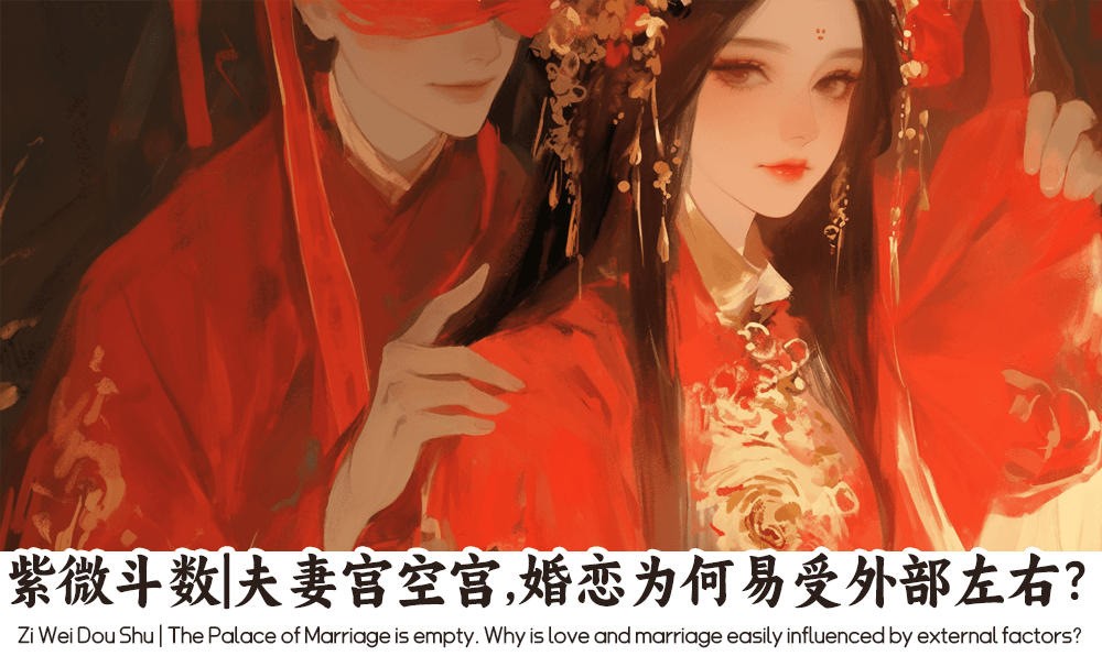 紫微斗数|夫妻宫空宫，婚恋为何易受外部左右？