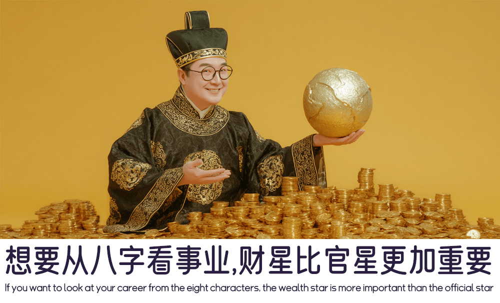 想要从八字看事业，财星比官星更加重要