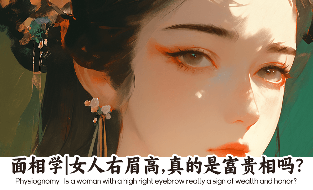 面相学|女人右眉高，真的是富贵相吗？
