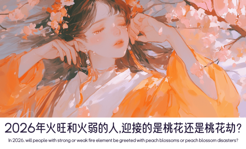 2026年火旺和火弱的人的桃花