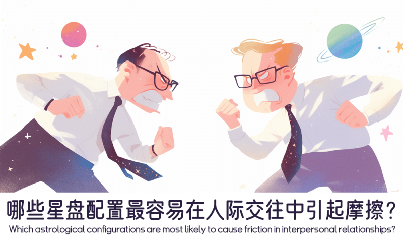 哪些星盘配置最容易在人际交往中引起摩擦
