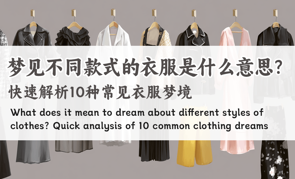 梦见不同款式的衣服是什么意思？快速解析10种常见衣服梦境