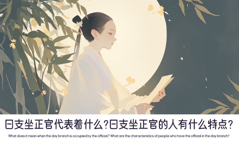 日支坐正官代表着什么