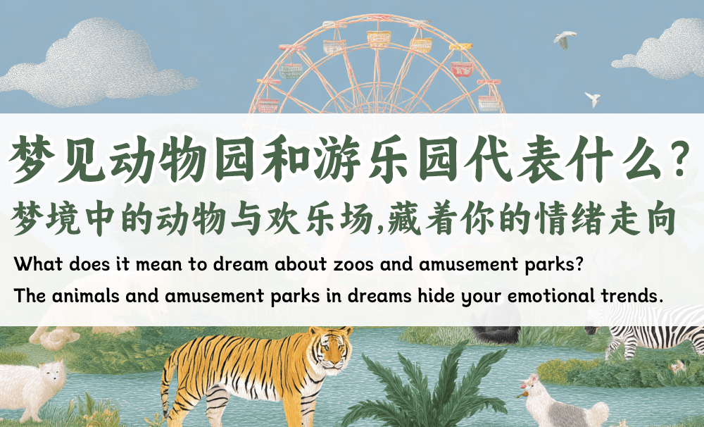 梦见动物园和游乐园代表什么？梦境中的动物与欢乐场，藏着你的情绪走向