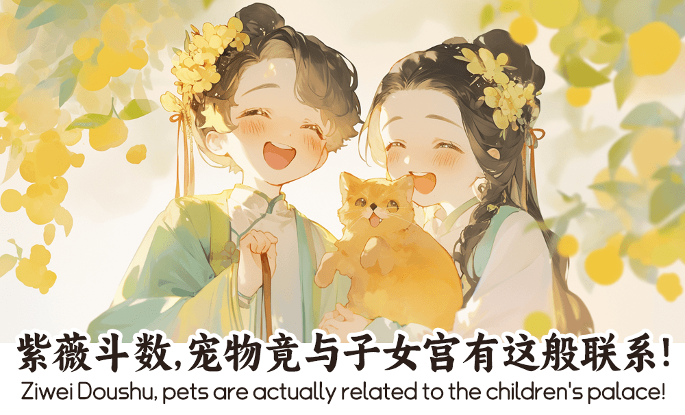 紫薇斗数，宠物竟与子女宫有这般联系！