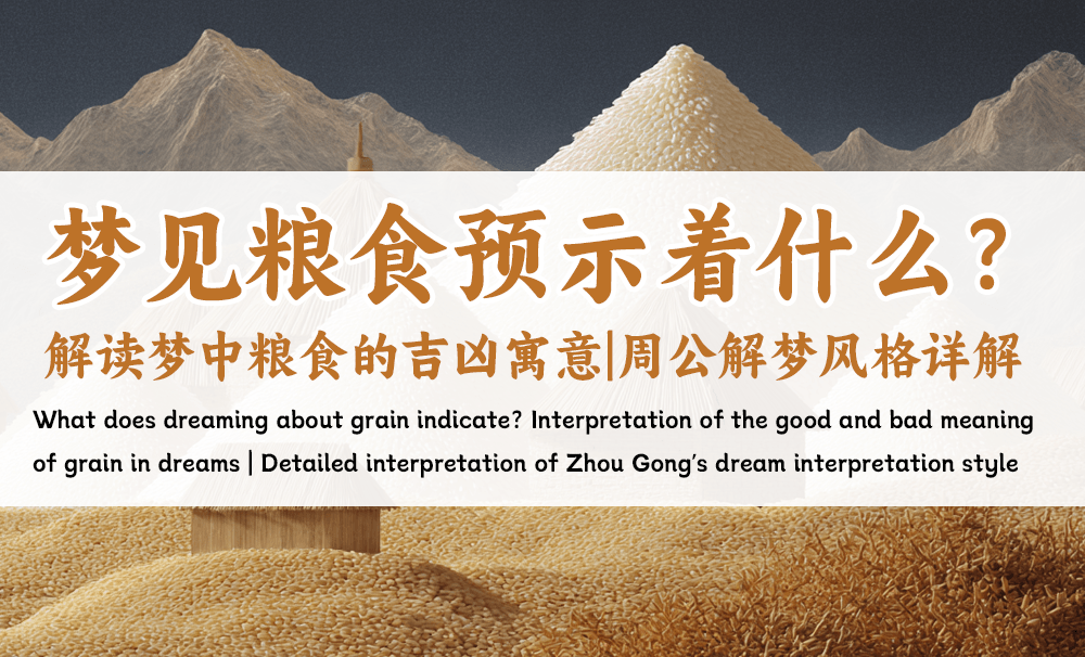 梦见粮食预示着什么？解读梦中粮食的吉凶寓意｜周公解梦
