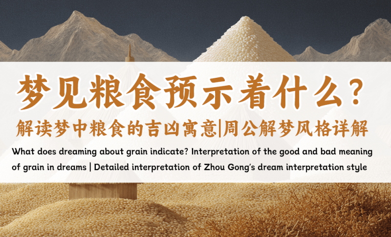 梦见粮食预示着什么