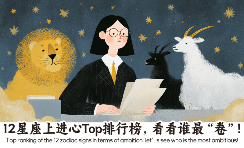 12星座上进心Top排行榜