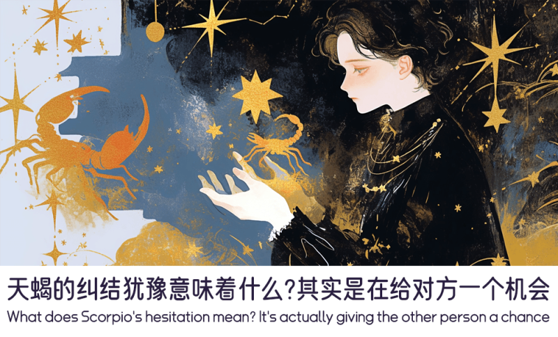 天蝎的纠结犹豫意味着什么