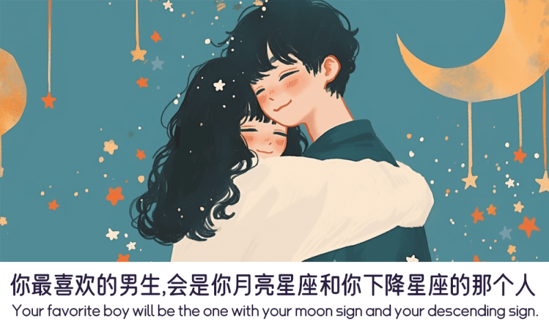 月亮星座和你下降星座的那个人会是你喜欢的人