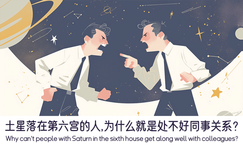 土星落在第六宫的人为什么处不好同事关系？