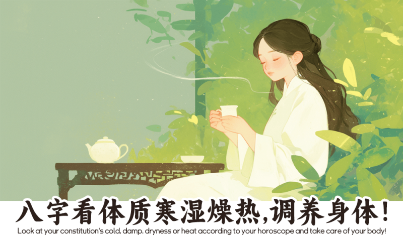 八字看体质寒湿燥热