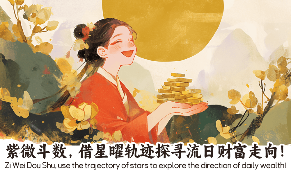 紫微斗数，借星曜轨迹探寻流日财富走向！
