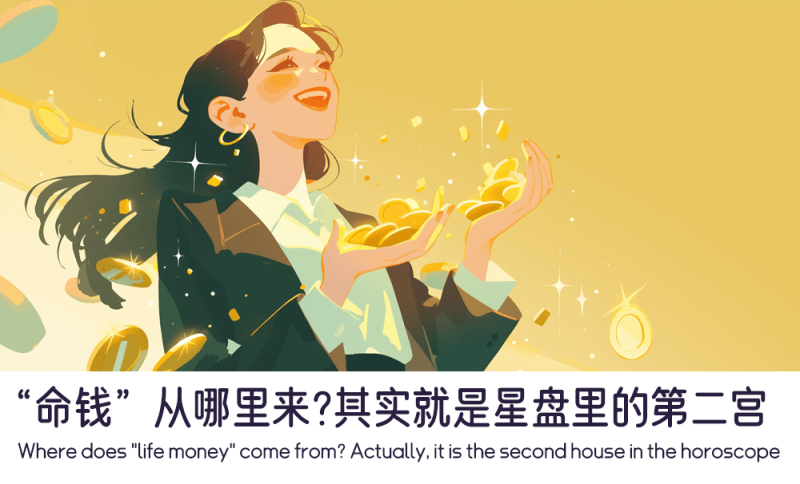 命钱来自星盘里的第二宫