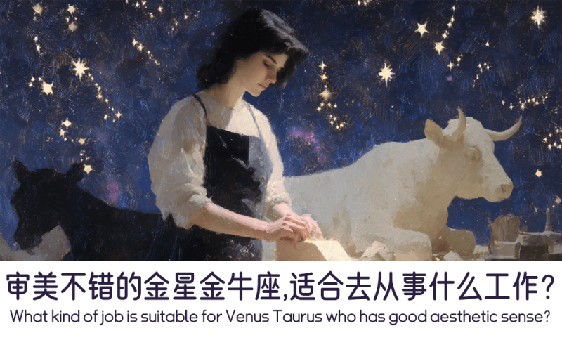 审美不错的金星金牛座适合的工作