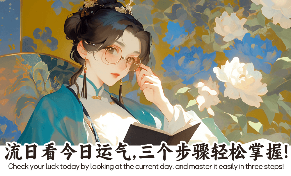 流日看今日运气，三个步骤轻松掌握！