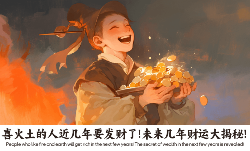 喜火土的人近几年要发财了