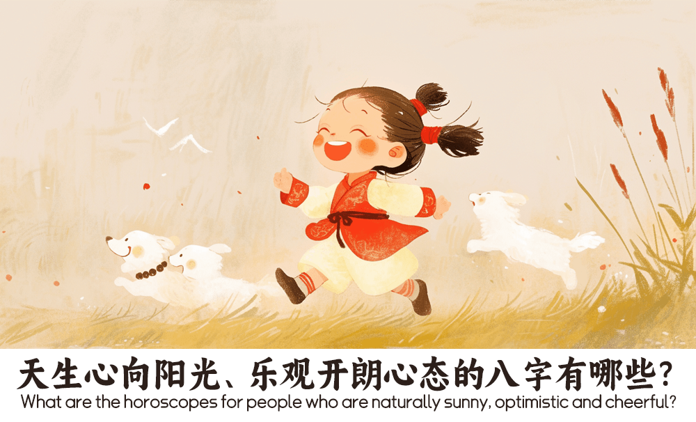 天生心向阳光、乐观开朗心态的八字有哪些？